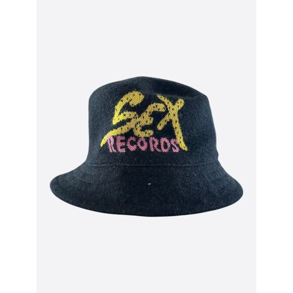 Chrome Hearts Matty Boy Black & Yellow Sex Records Cashmere Bucket Hat